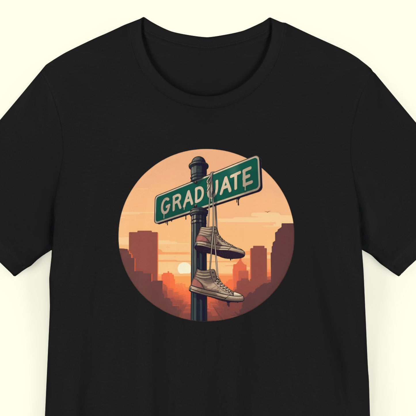 Street-Smart Graduate in Sunset