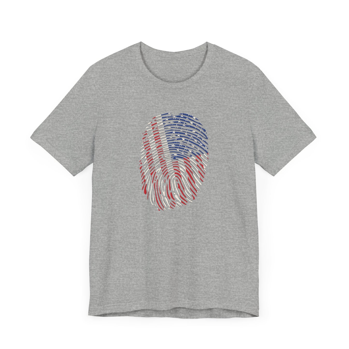 Patriotic US Flag Fingerprint