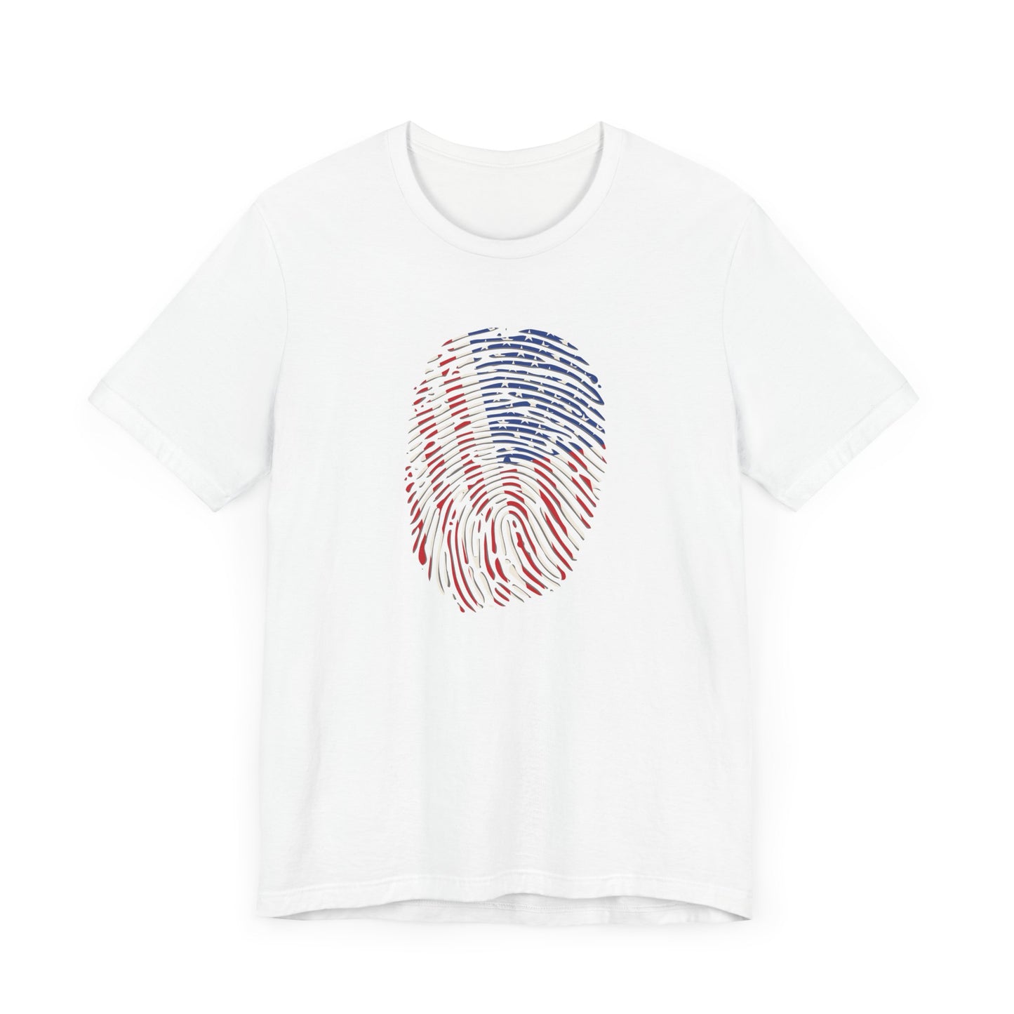 Patriotic US Flag Fingerprint