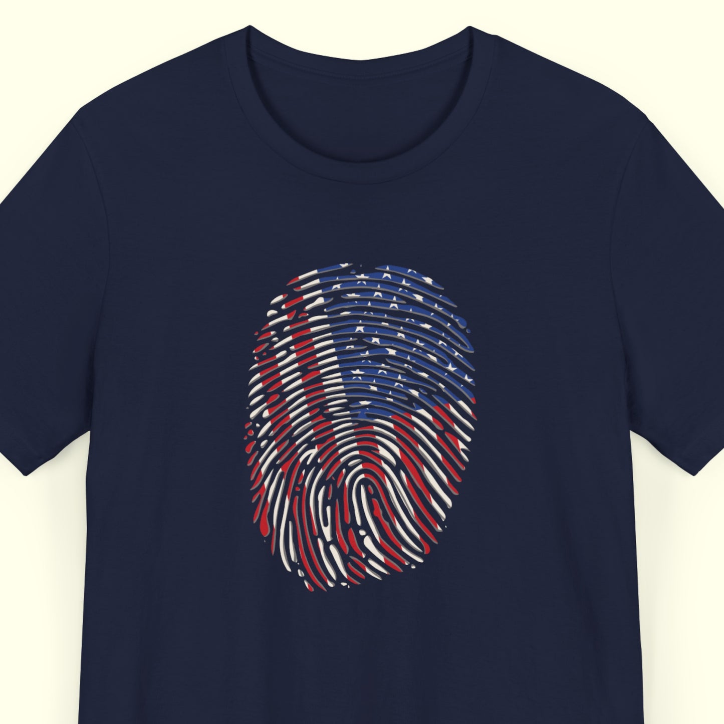 Patriotic US Flag Fingerprint