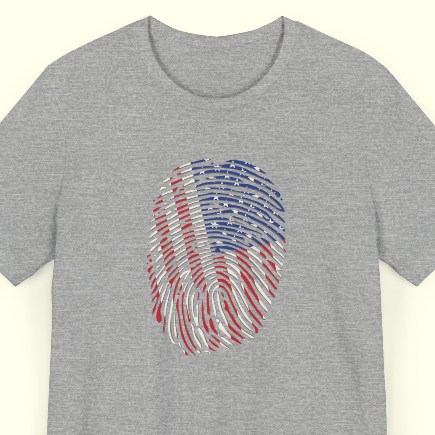 Patriotic US Flag Fingerprint